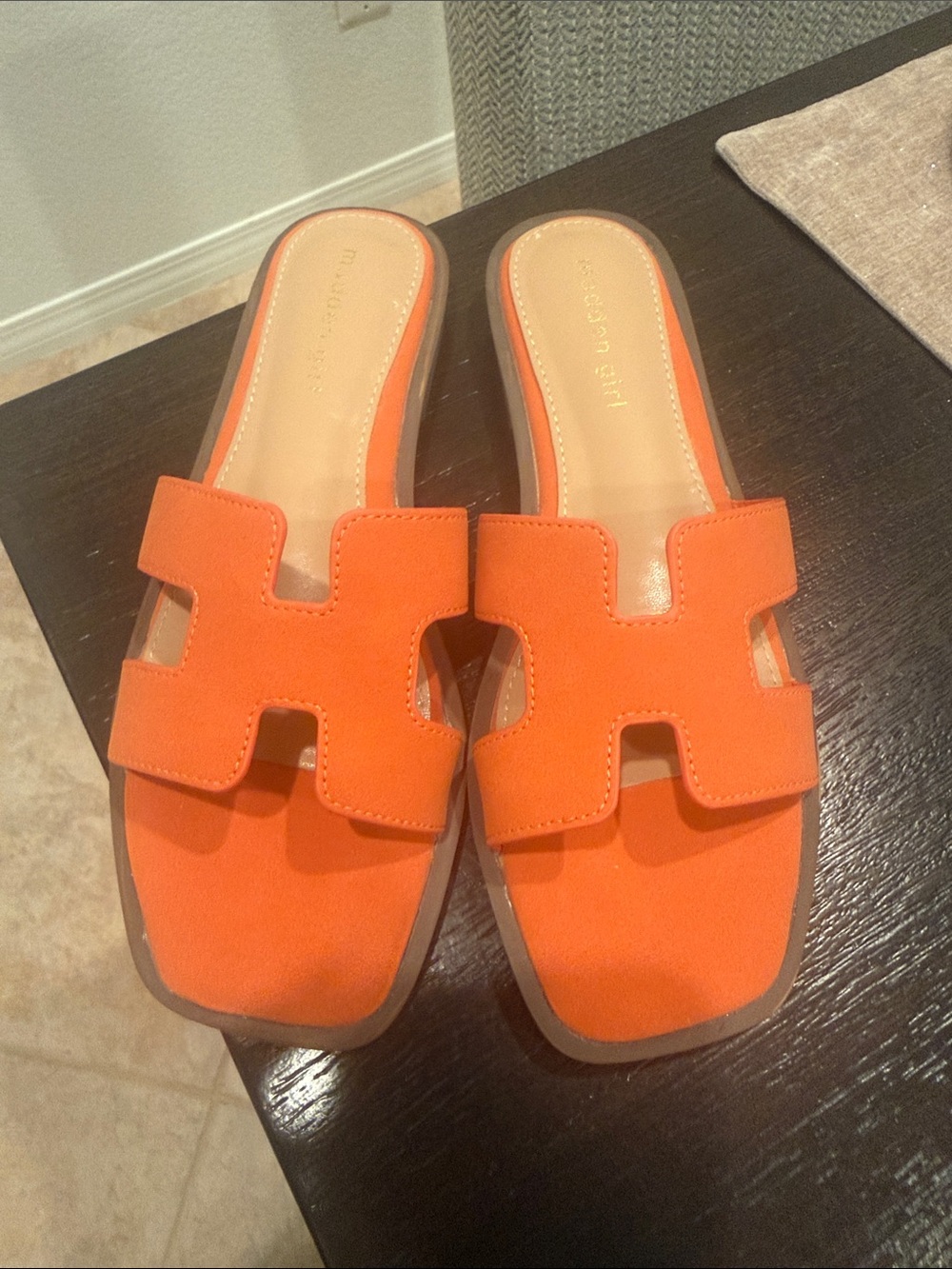Madden girl orange sandals